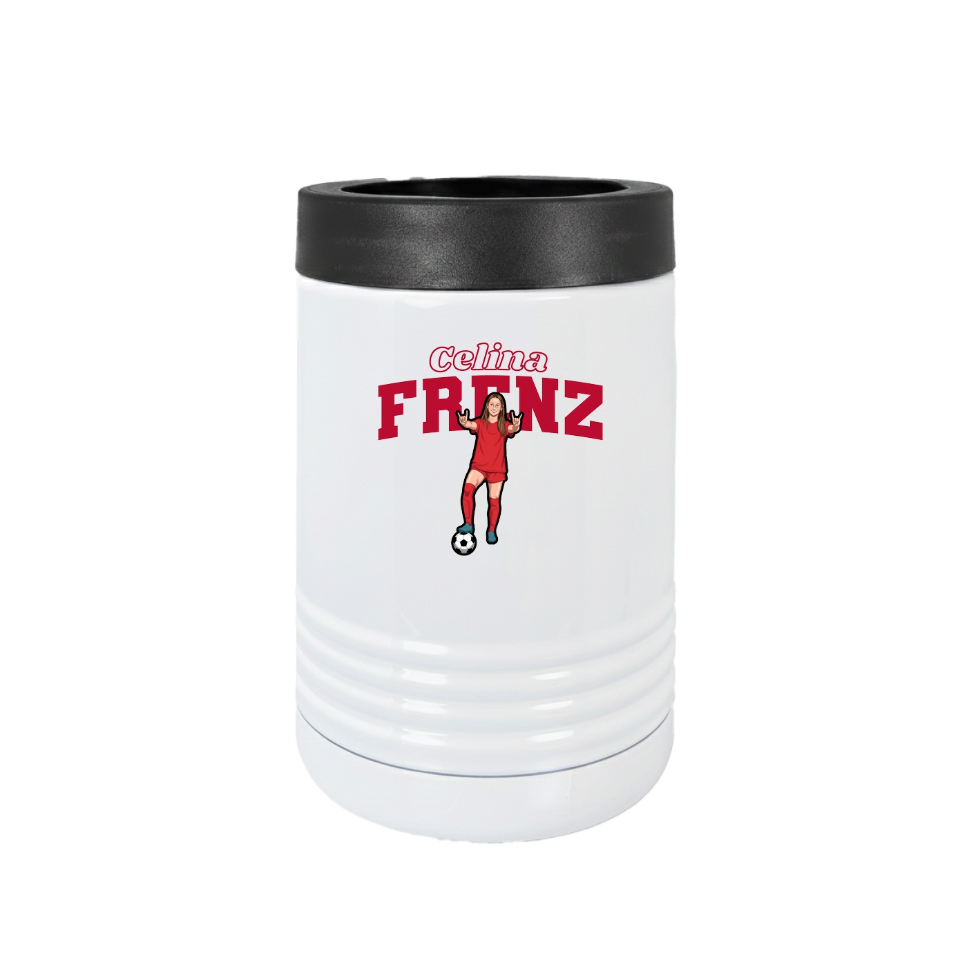 Beverage Holder — Name Arch in White