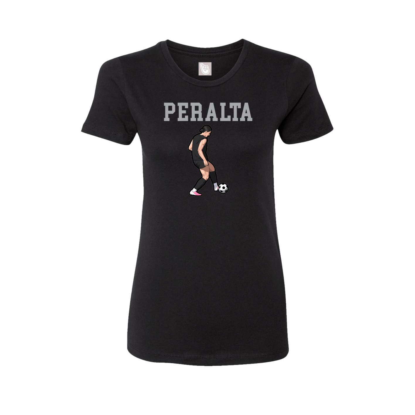 Fitted Women's Tee — Shirsey in Black