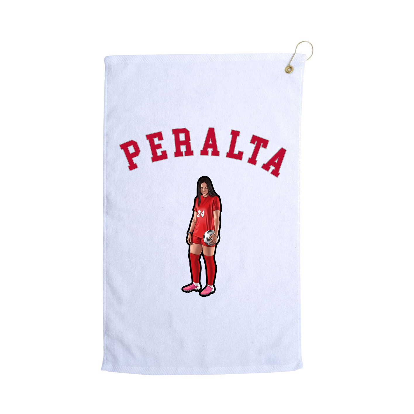 Golf Towel — Shirsey Arch in White
