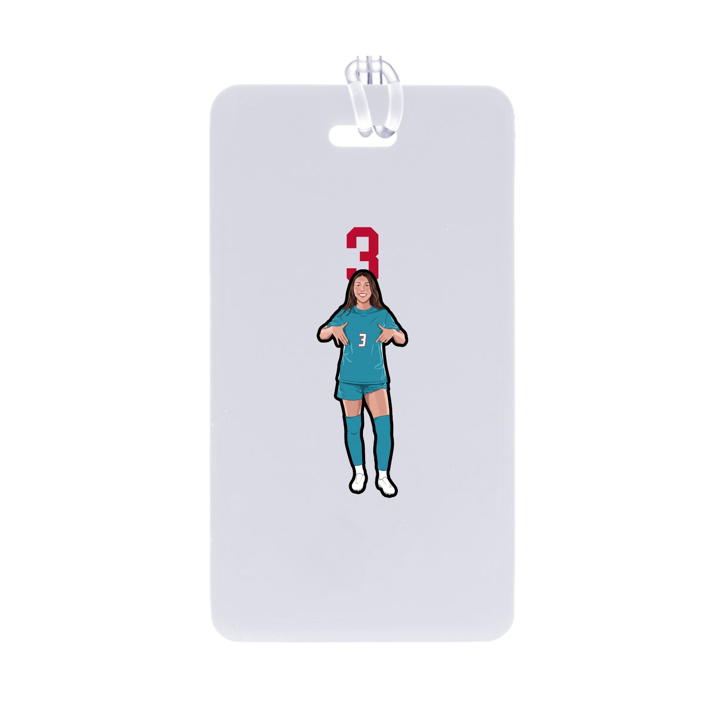 Bag Tag — Number Top in Classic