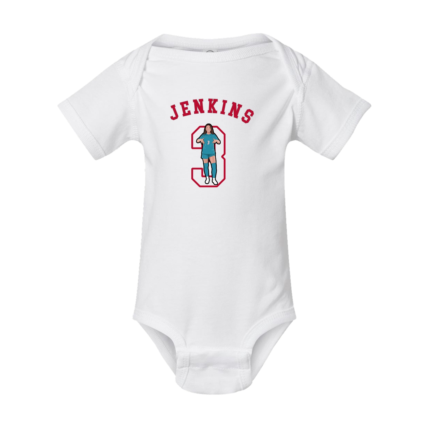 Baby Onesie — Shirsey Arch in White