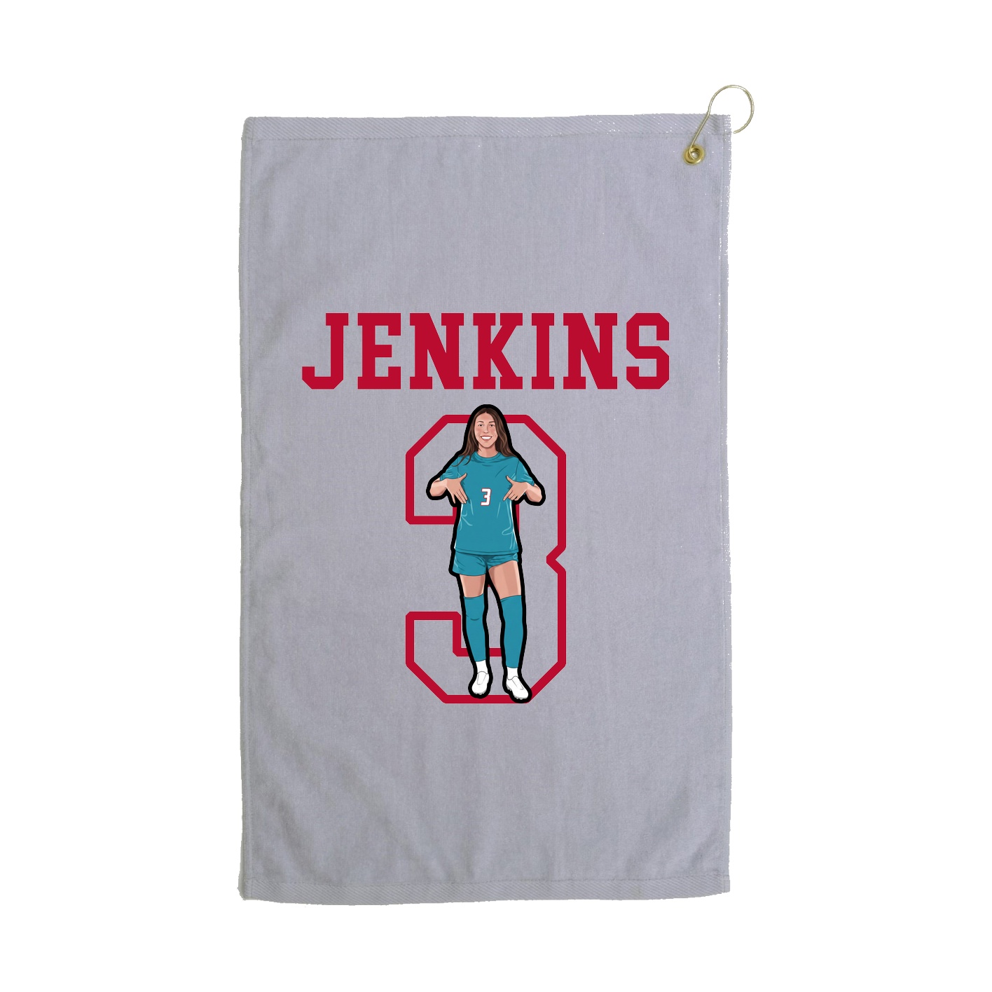 Golf Towel — Shirsey in Grey