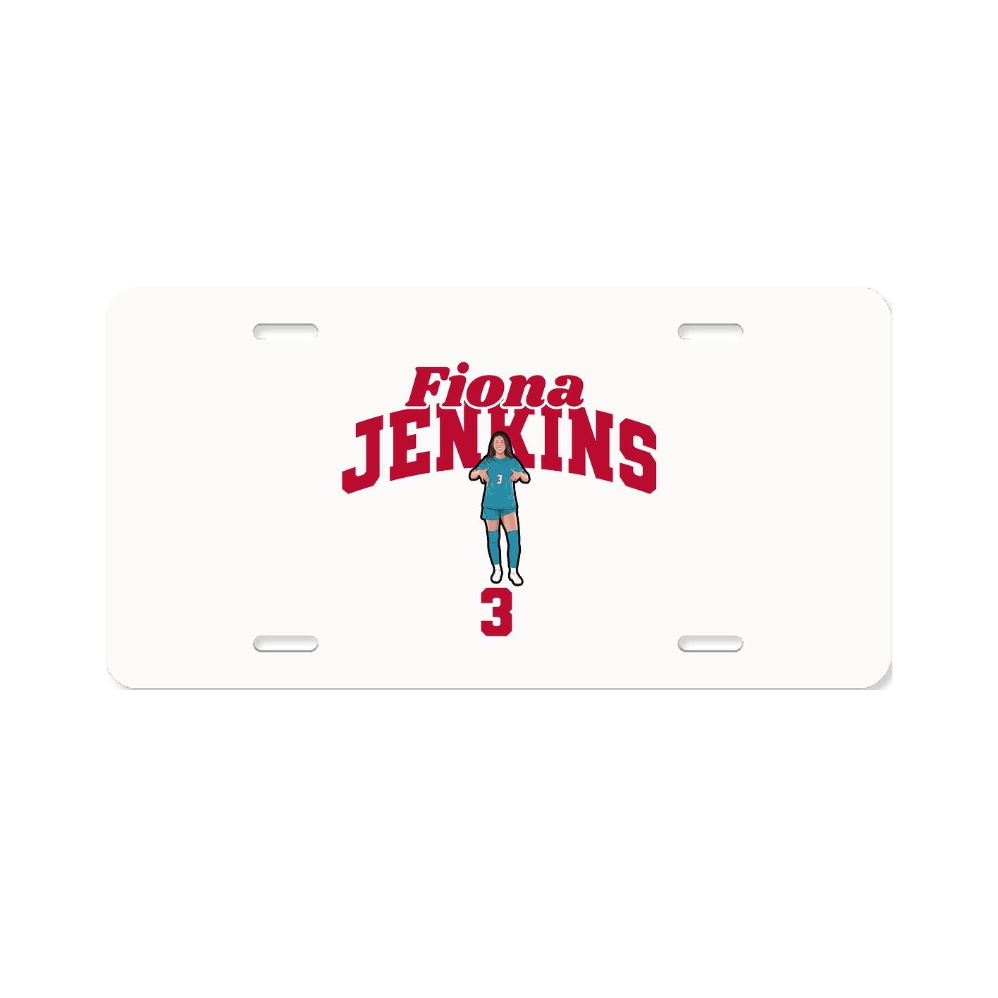License Plate — Signature Arch in Classic