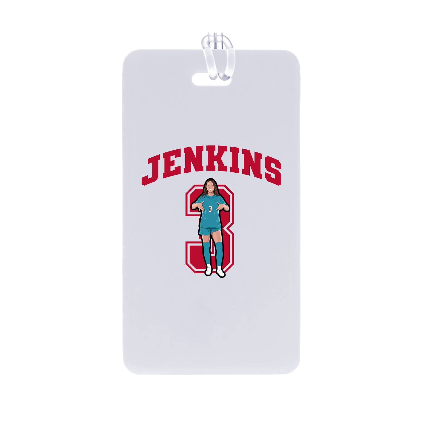 Bag Tag — Number in Classic
