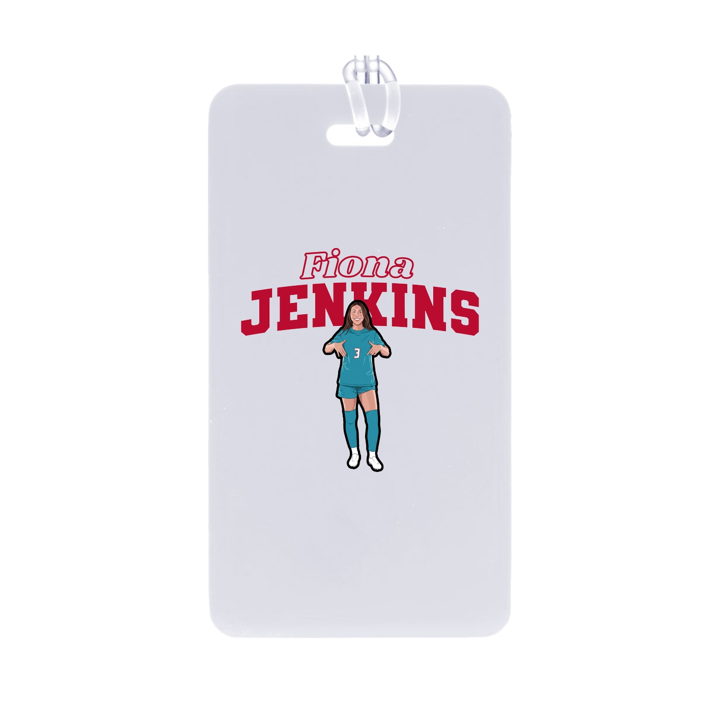 Bag Tag — Name Arch in Classic