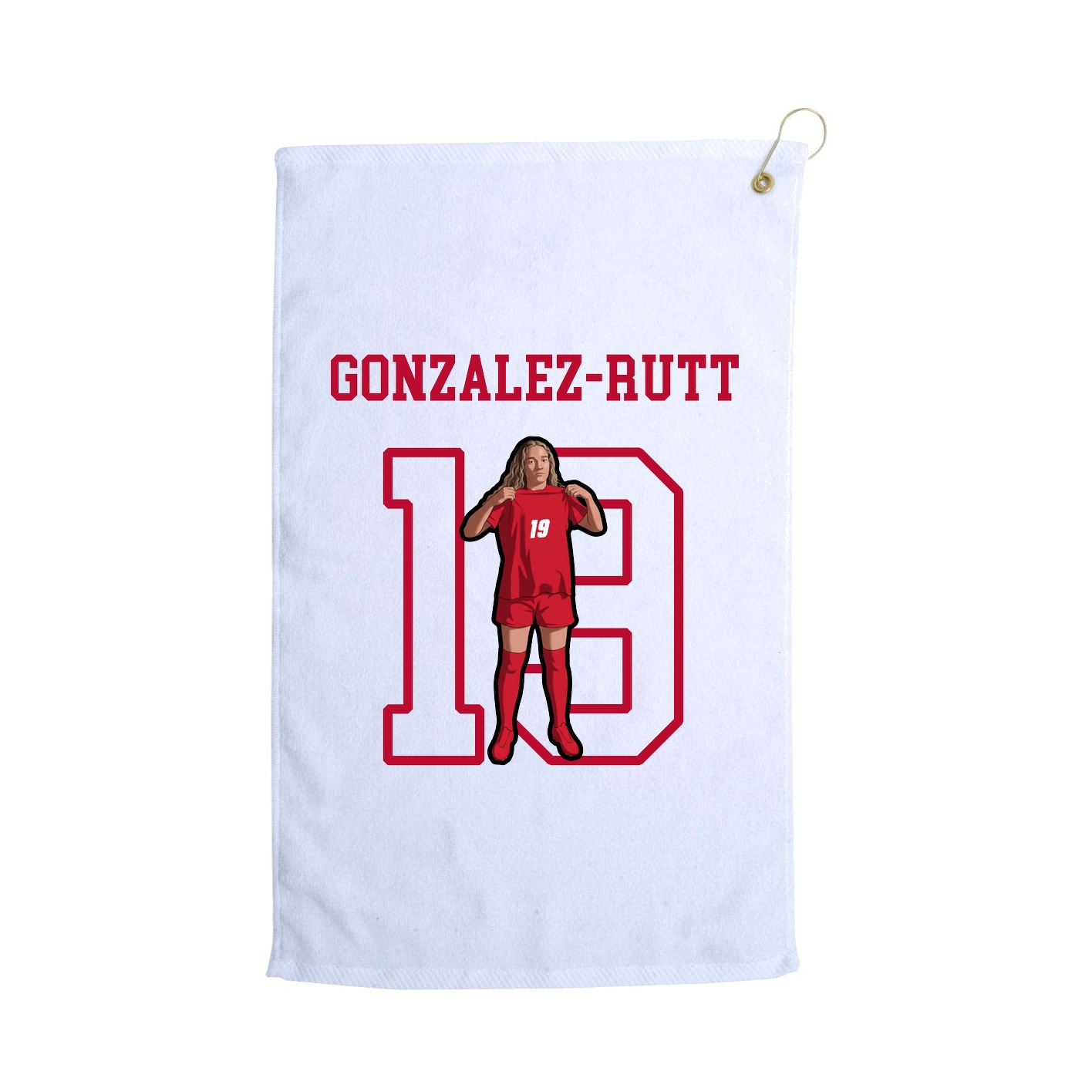 Golf Towel — Shirsey in White