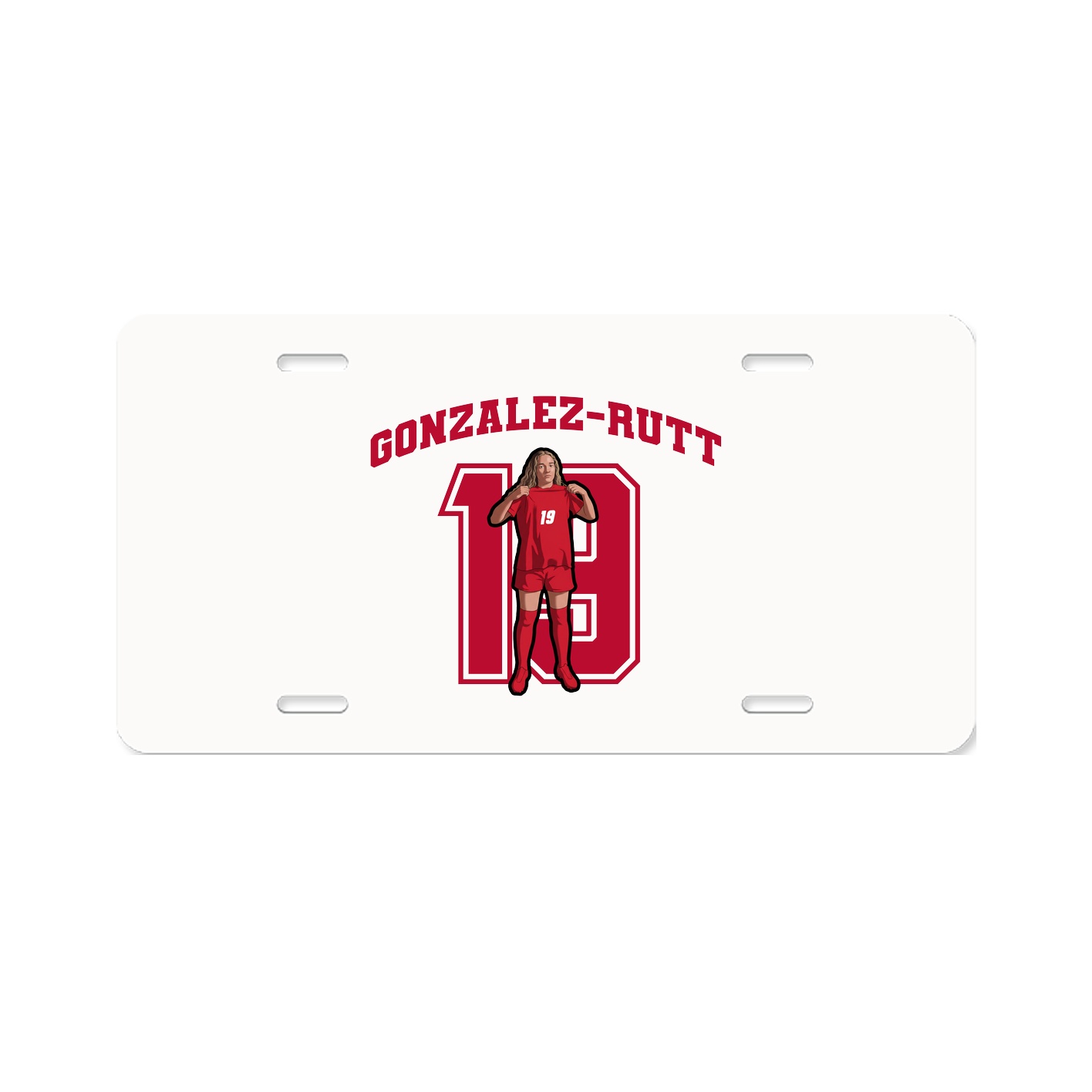 License Plate — Number in Classic