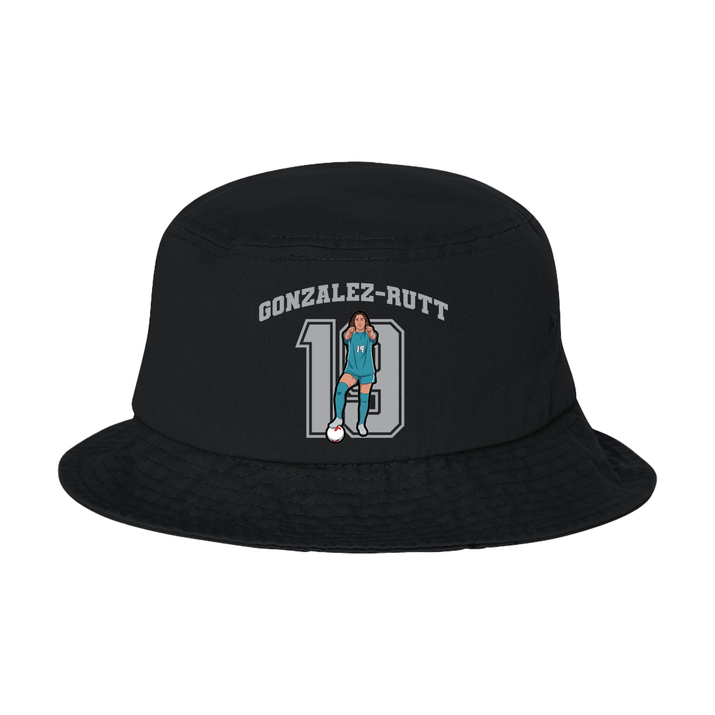 Bucket Cap — Number in Black