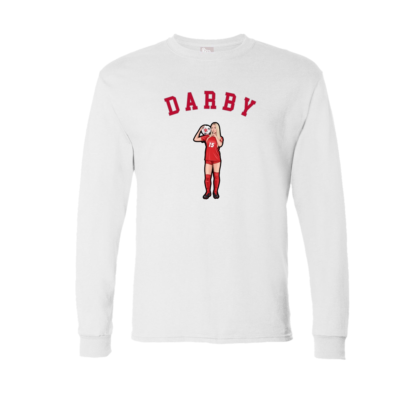 Long Sleeve Tee — Shirsey Arch in White