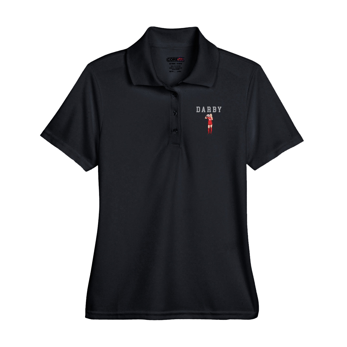 Performance Polo — Shirsey in Black