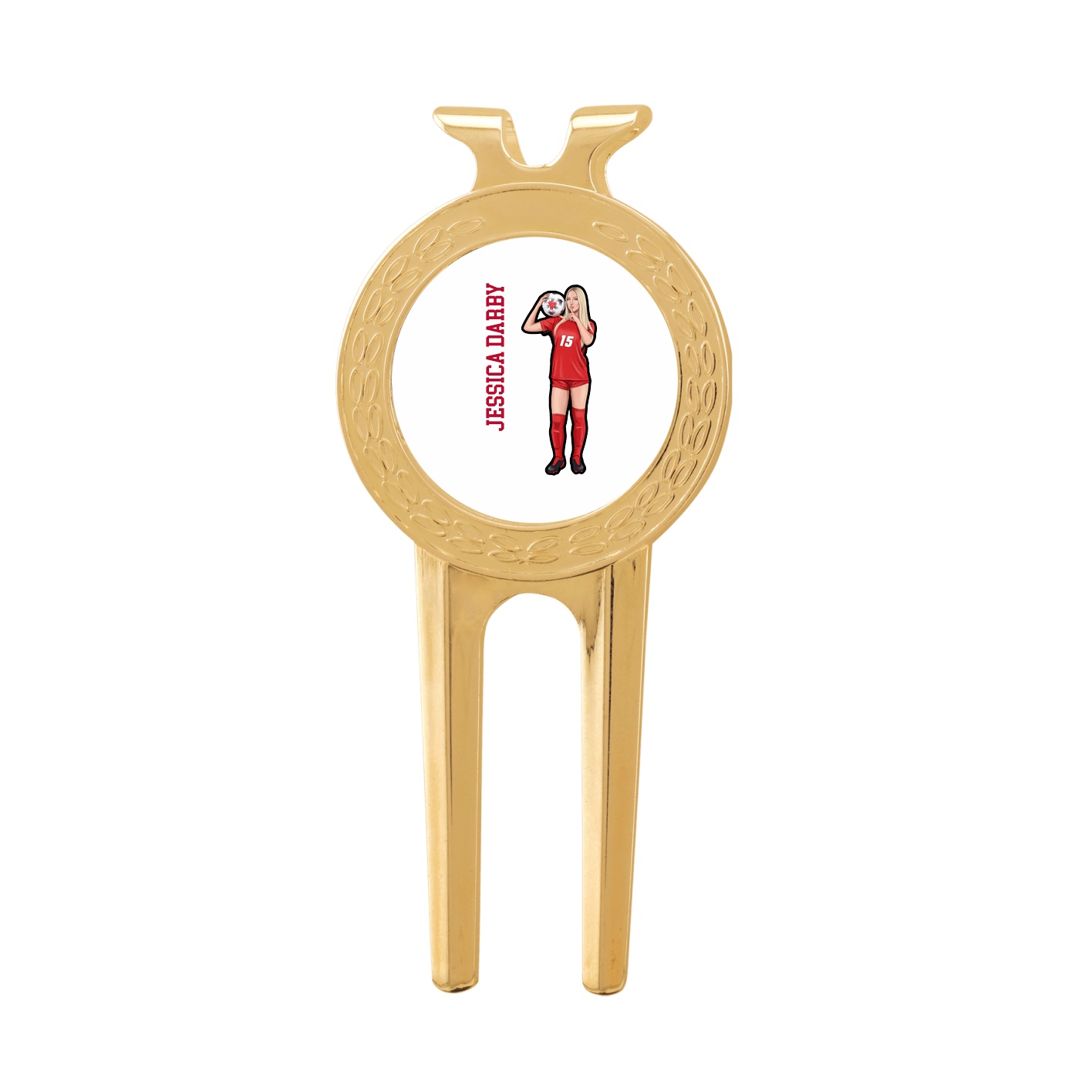 Divot Tool with Ball Marker — Name Vertical in Classic