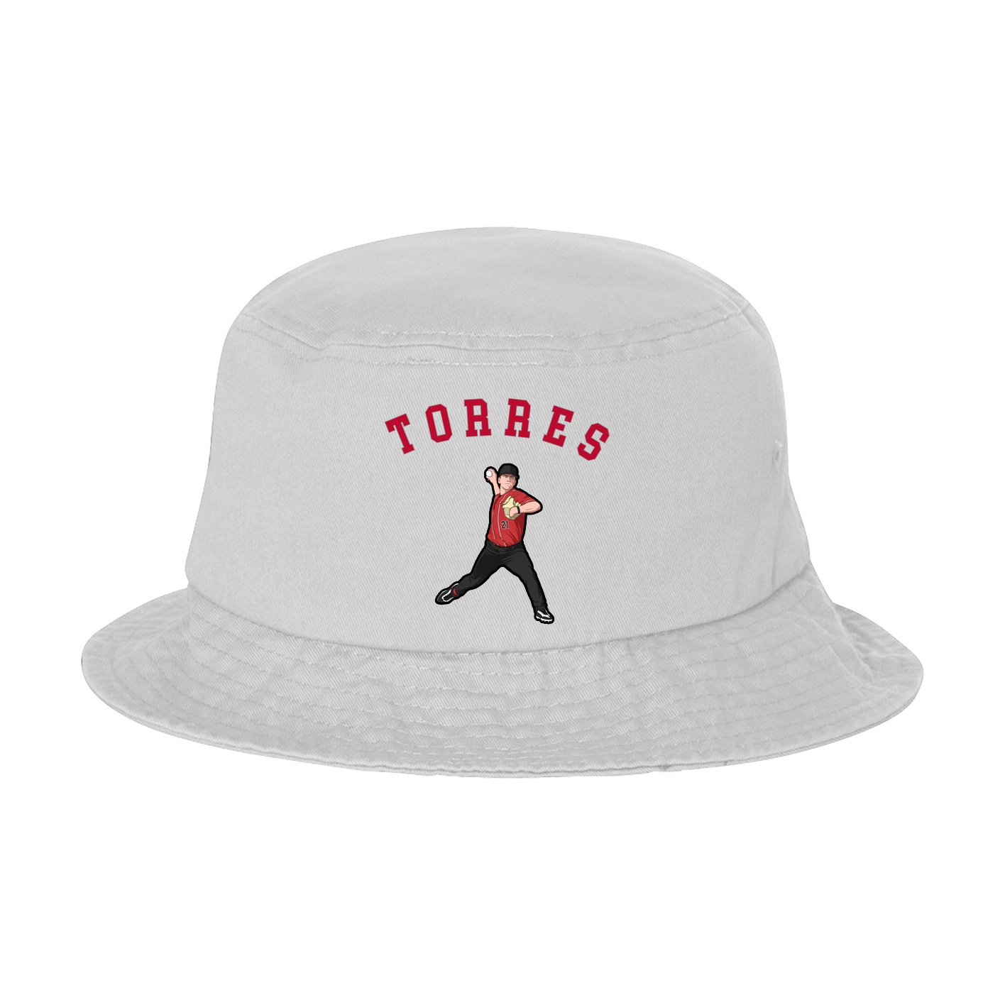 Bucket Cap — Shirsey Arch in White