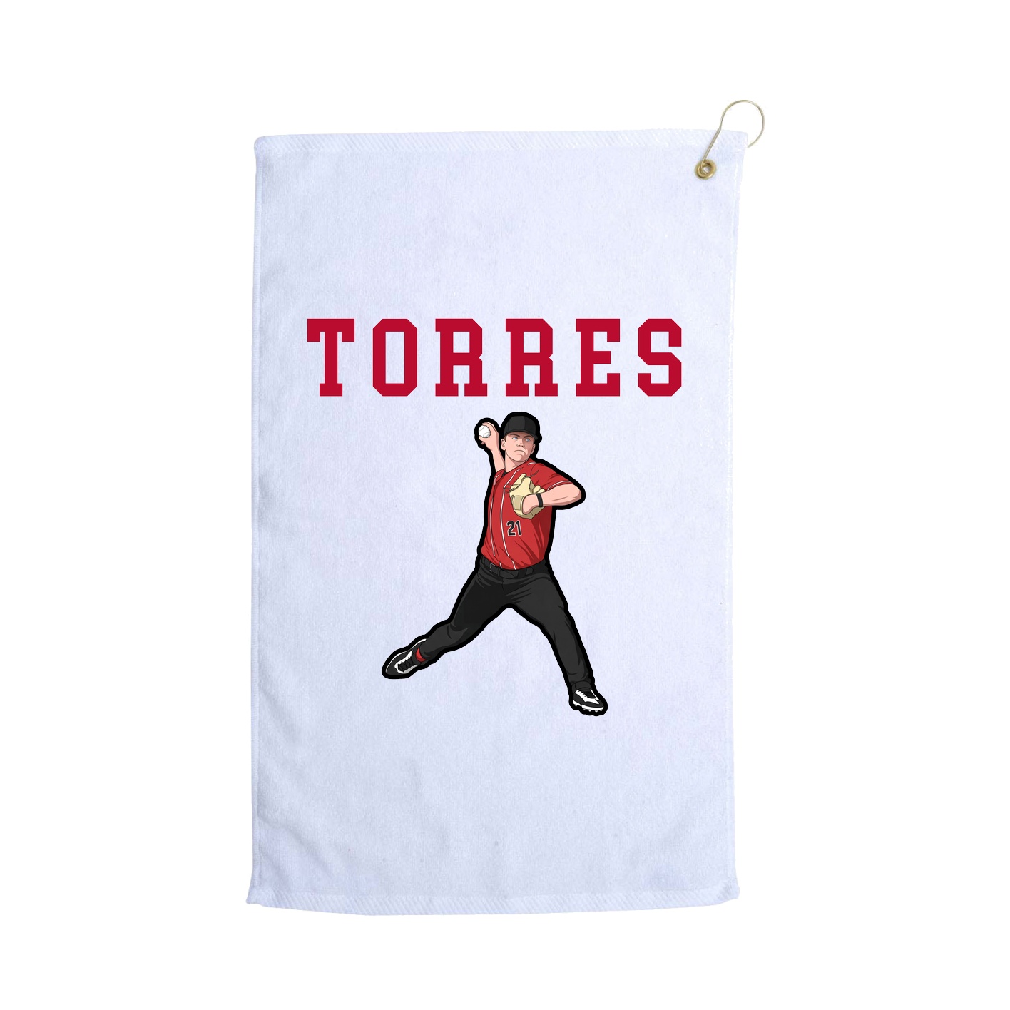 Golf Towel — Shirsey in White