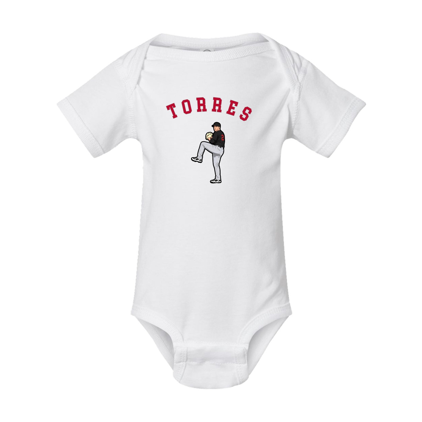 Baby Onesie — Shirsey Arch in White
