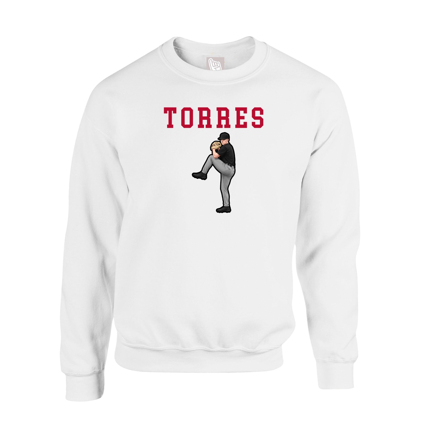 Fleece Crew — Shirsey in White