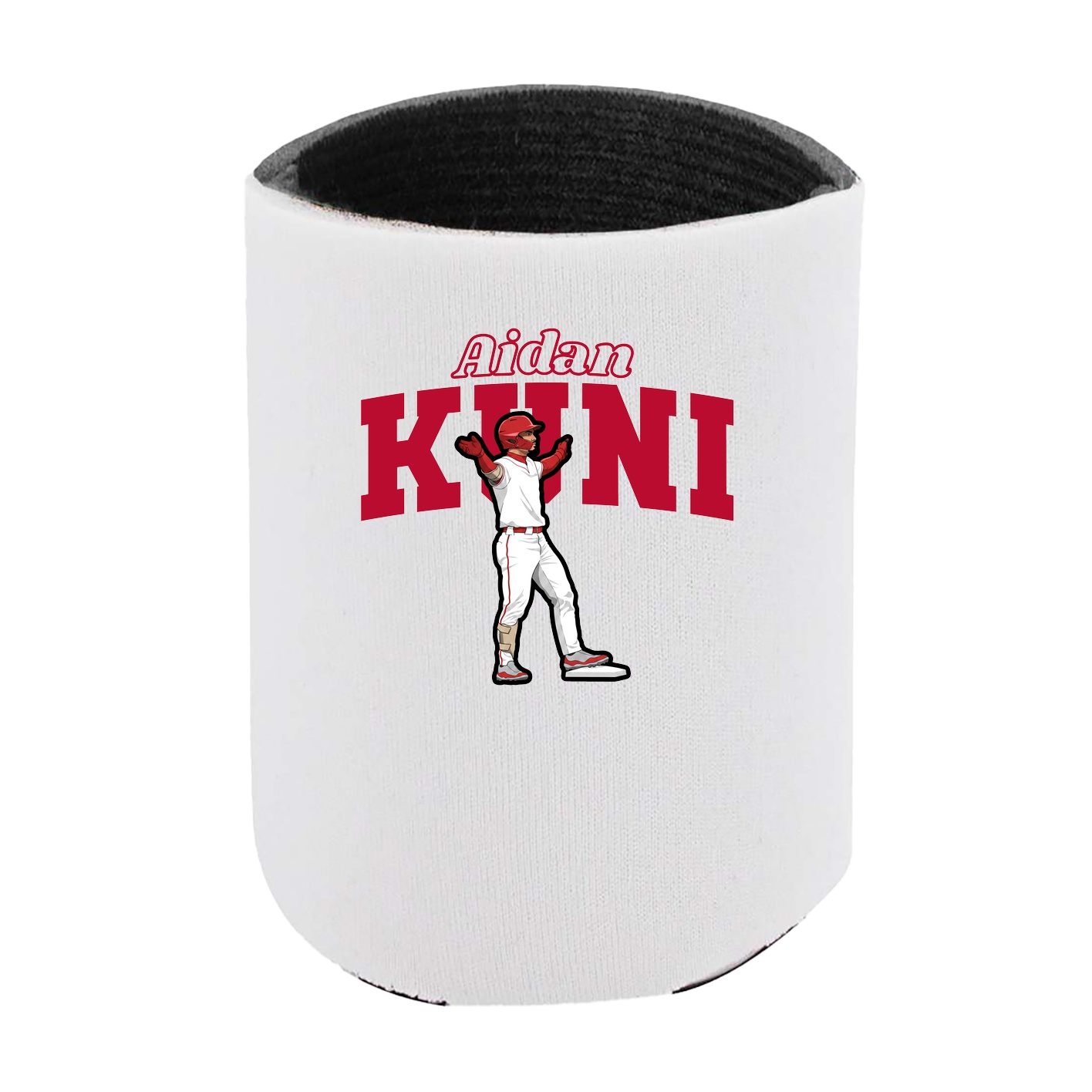 Can Holder — Name Arch in White