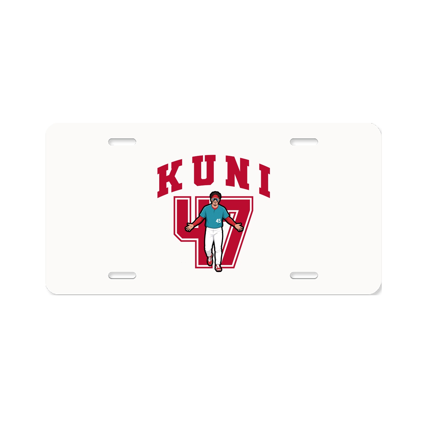 License Plate — Number in Classic