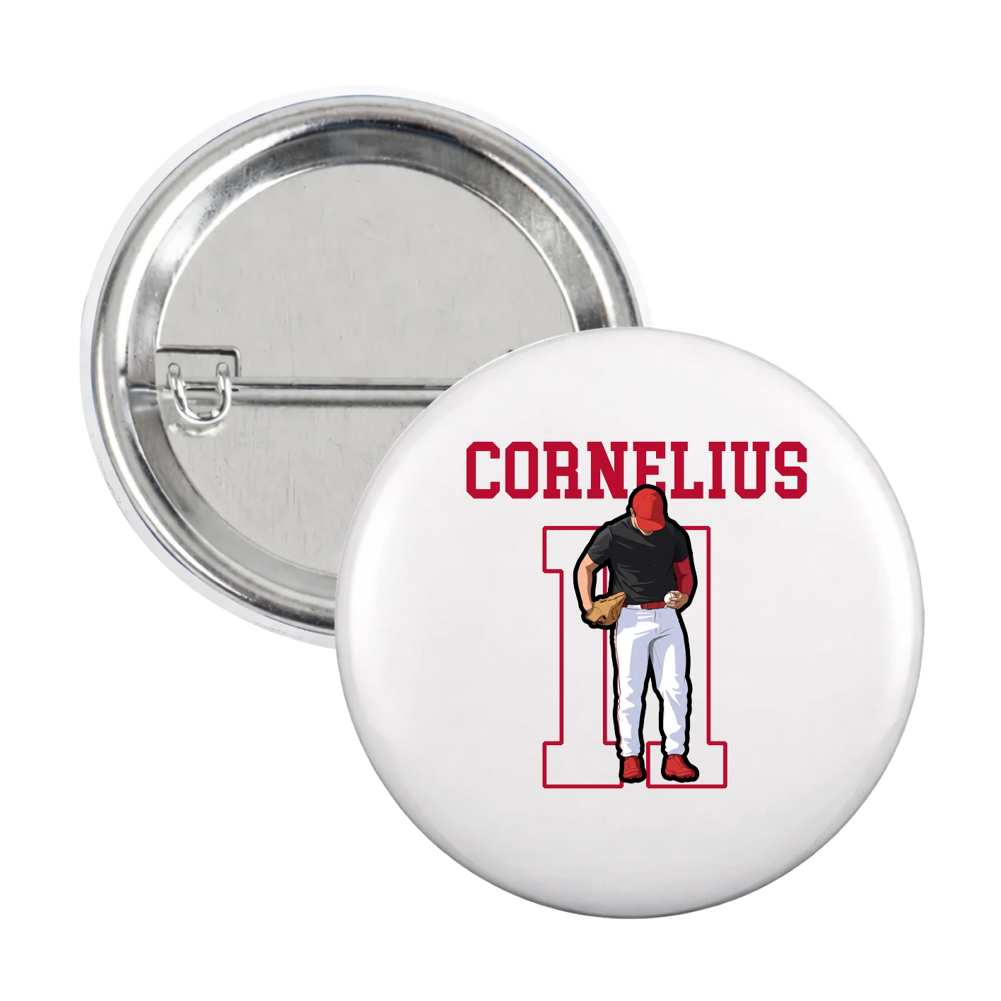 Game Day Button — Shirsey in White