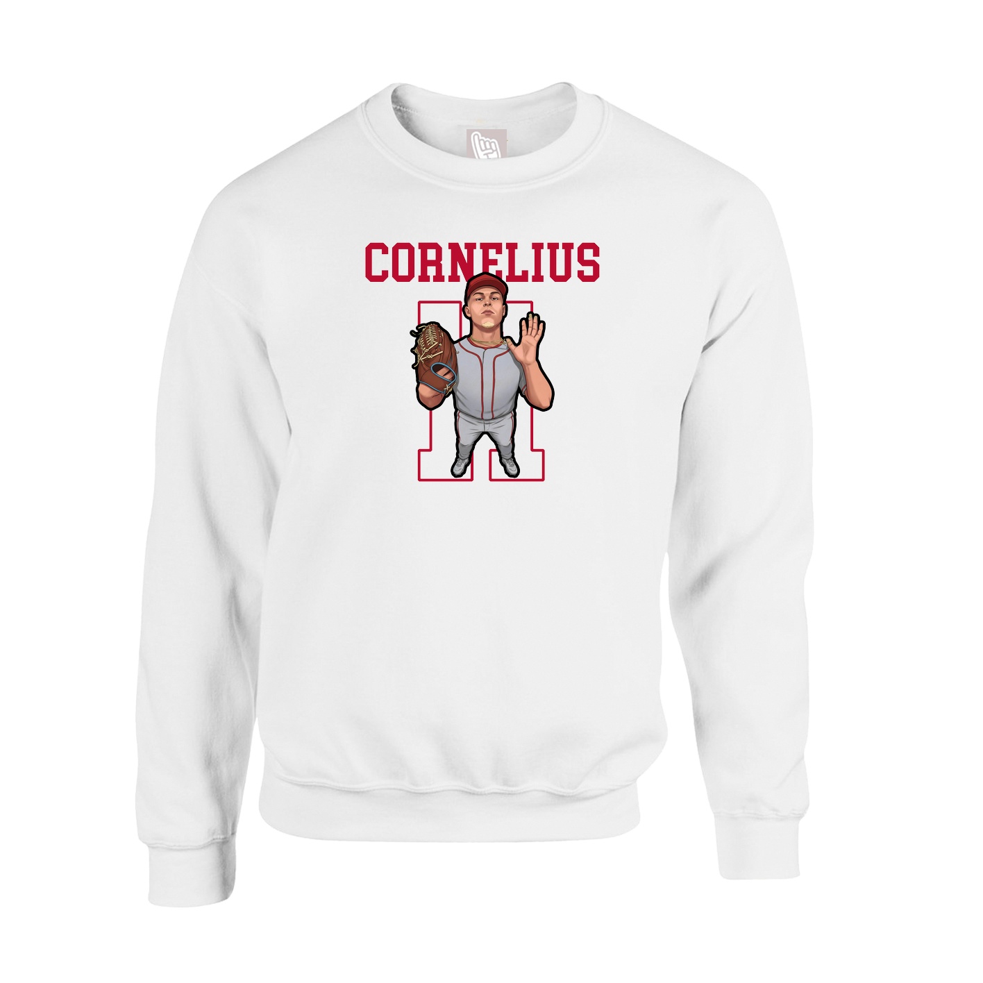 Fleece Crew — Shirsey in White