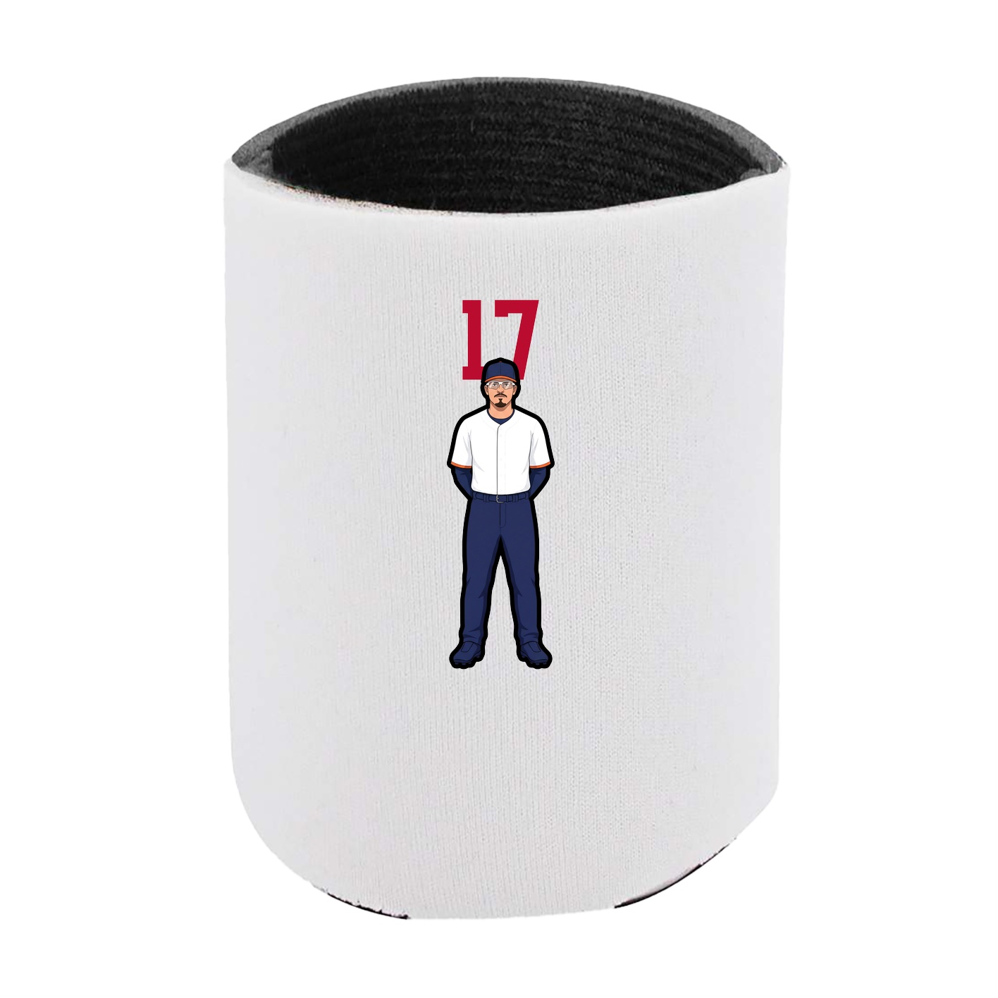 Can Holder — Number Top in White