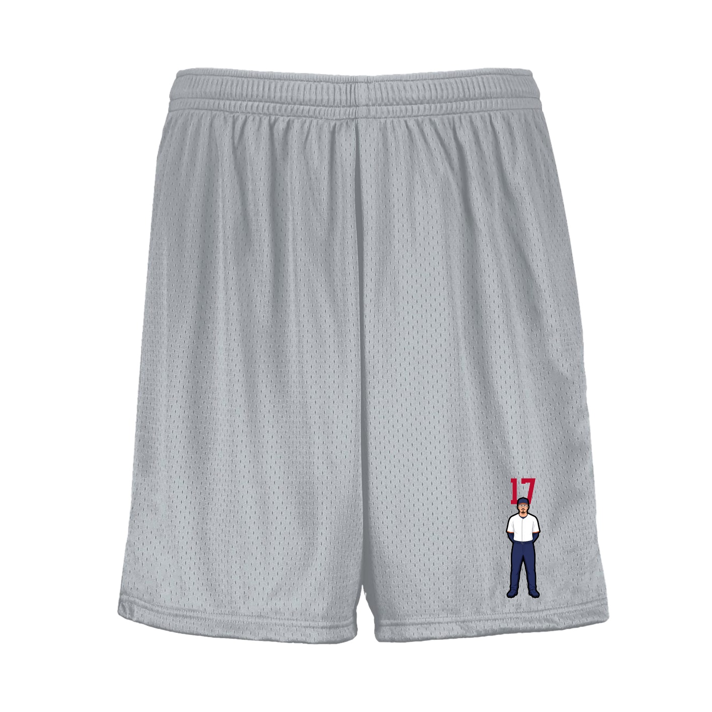 Shorts — Number Top in Silver