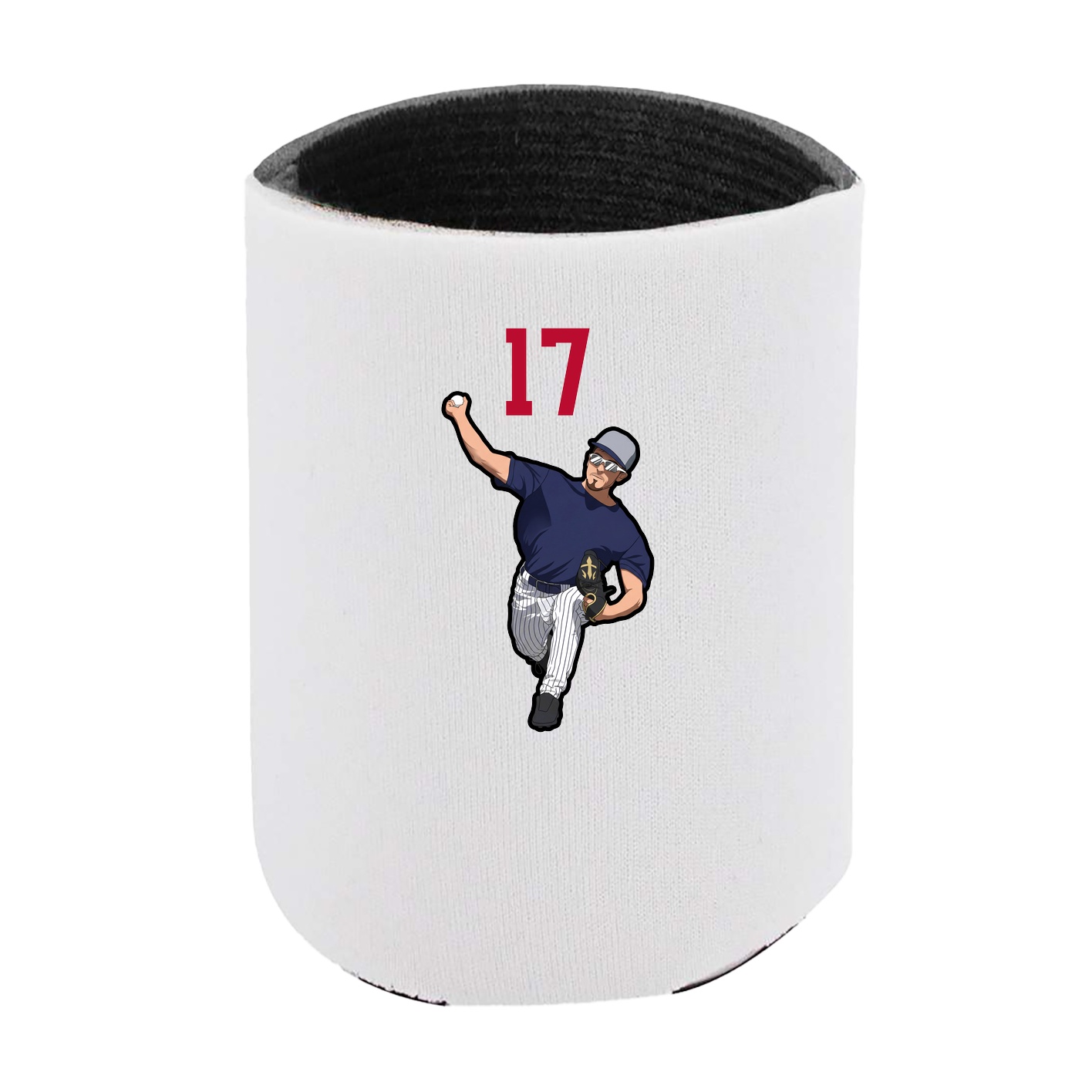 Can Holder — Number Top in White