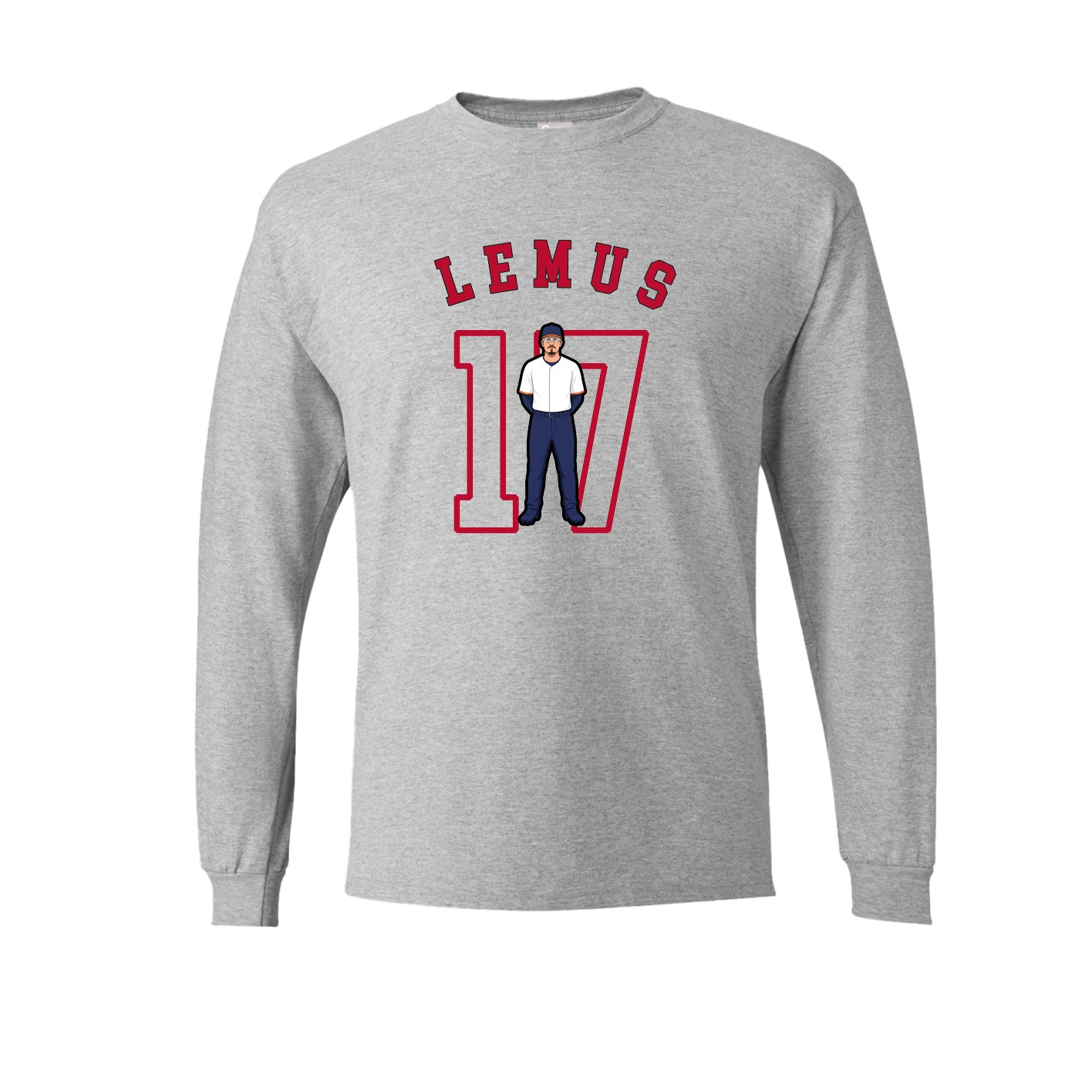 Long Sleeve Tee — Shirsey Arch in Grey