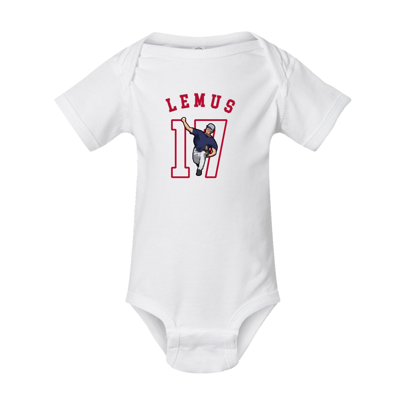 Baby Onesie — Shirsey Arch in White