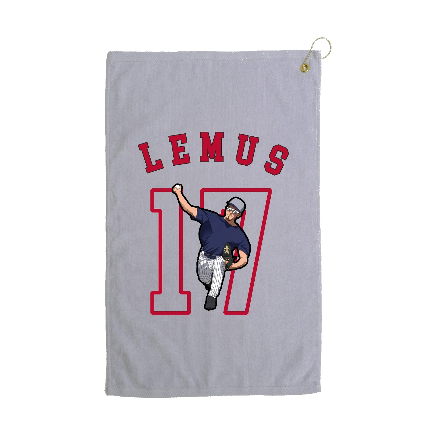 Golf Towel — Shirsey Arch in Grey