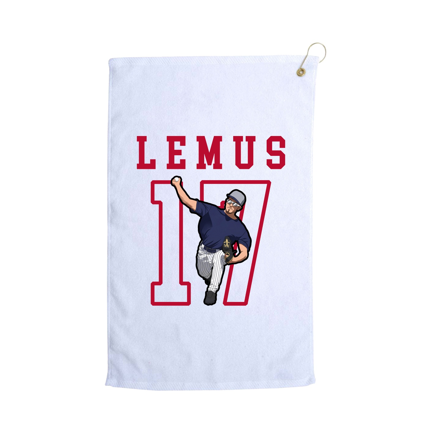 Golf Towel — Shirsey in White