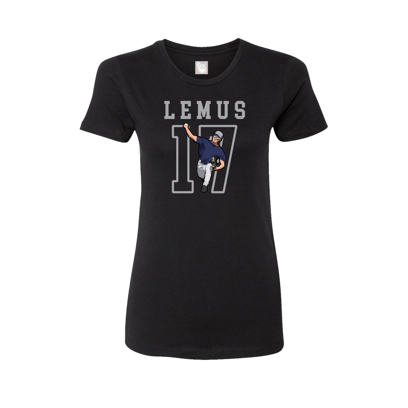 Fitted Women's Tee — Shirsey in Black