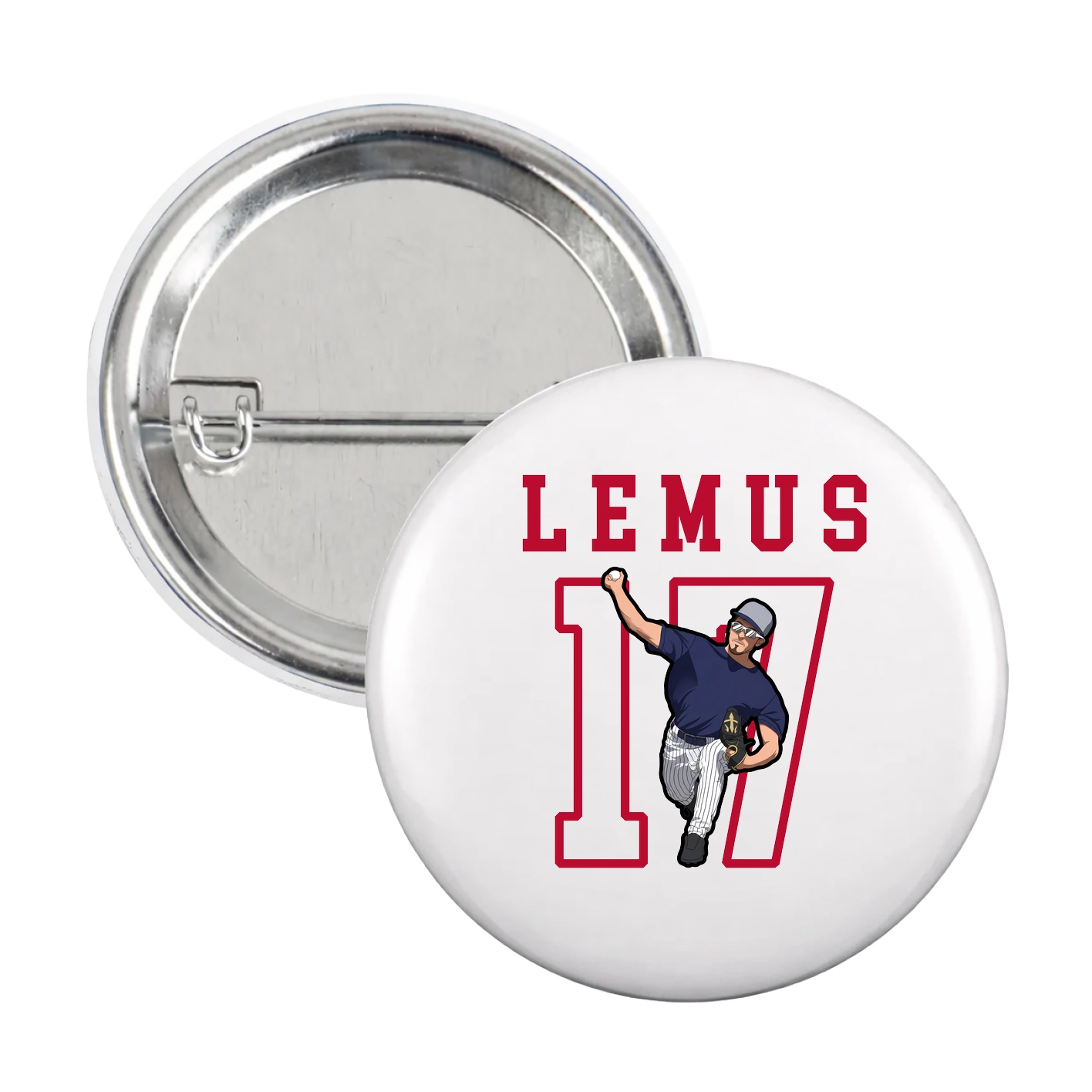 Game Day Button — Shirsey in White