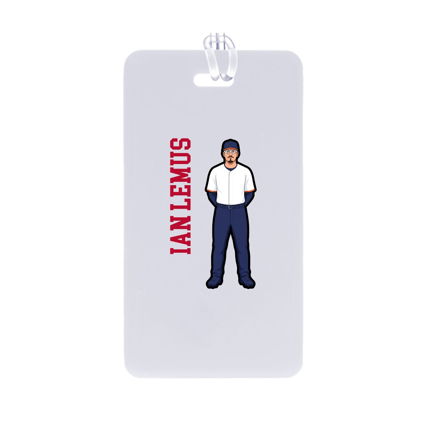 Bag Tag — Name Vertical in Classic