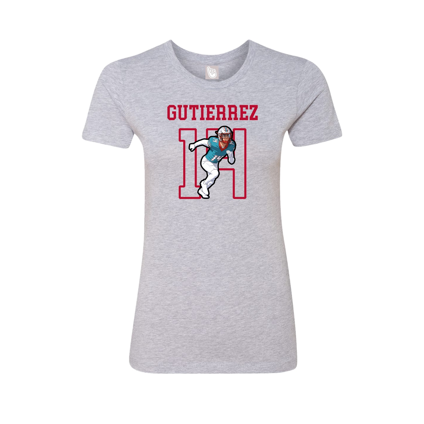 Fitted Women's Tee — Shirsey in Grey