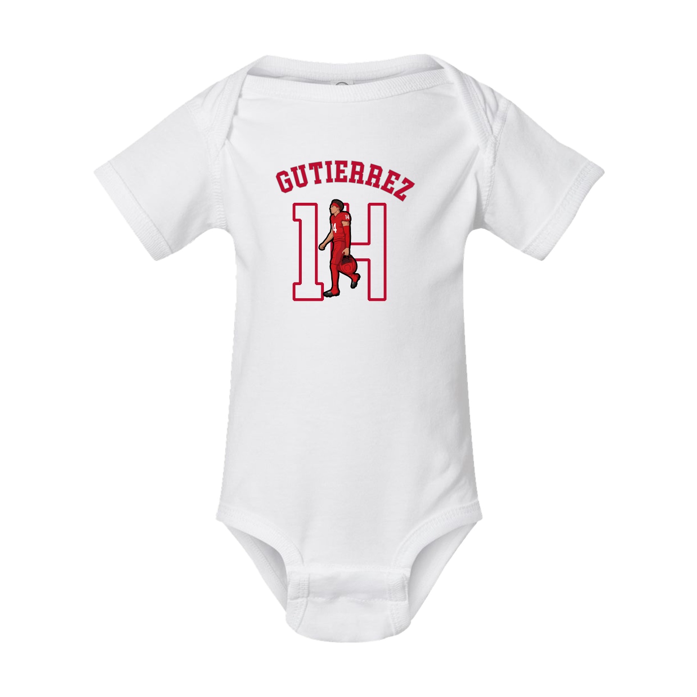 Baby Onesie — Shirsey Arch in White