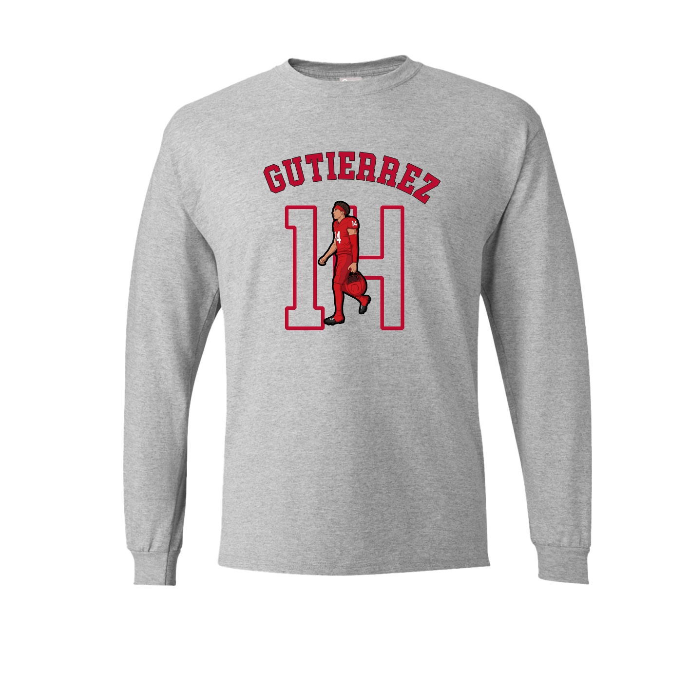 Long Sleeve Tee — Shirsey Arch in Grey