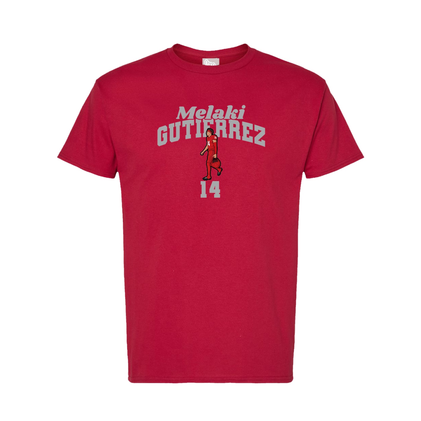 Tee — Signature Arch in Crimson
