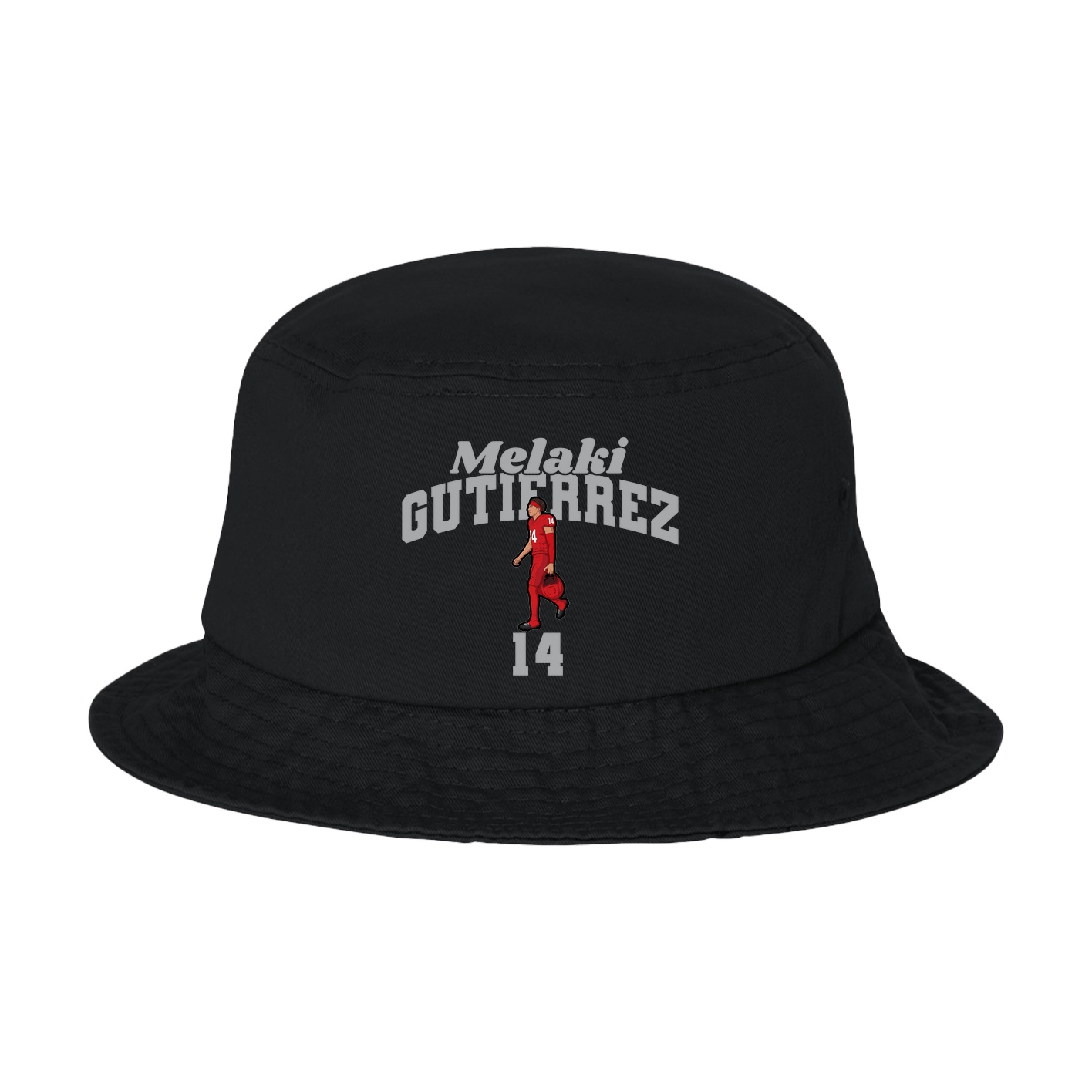 Bucket Cap — Signature Arch in Black