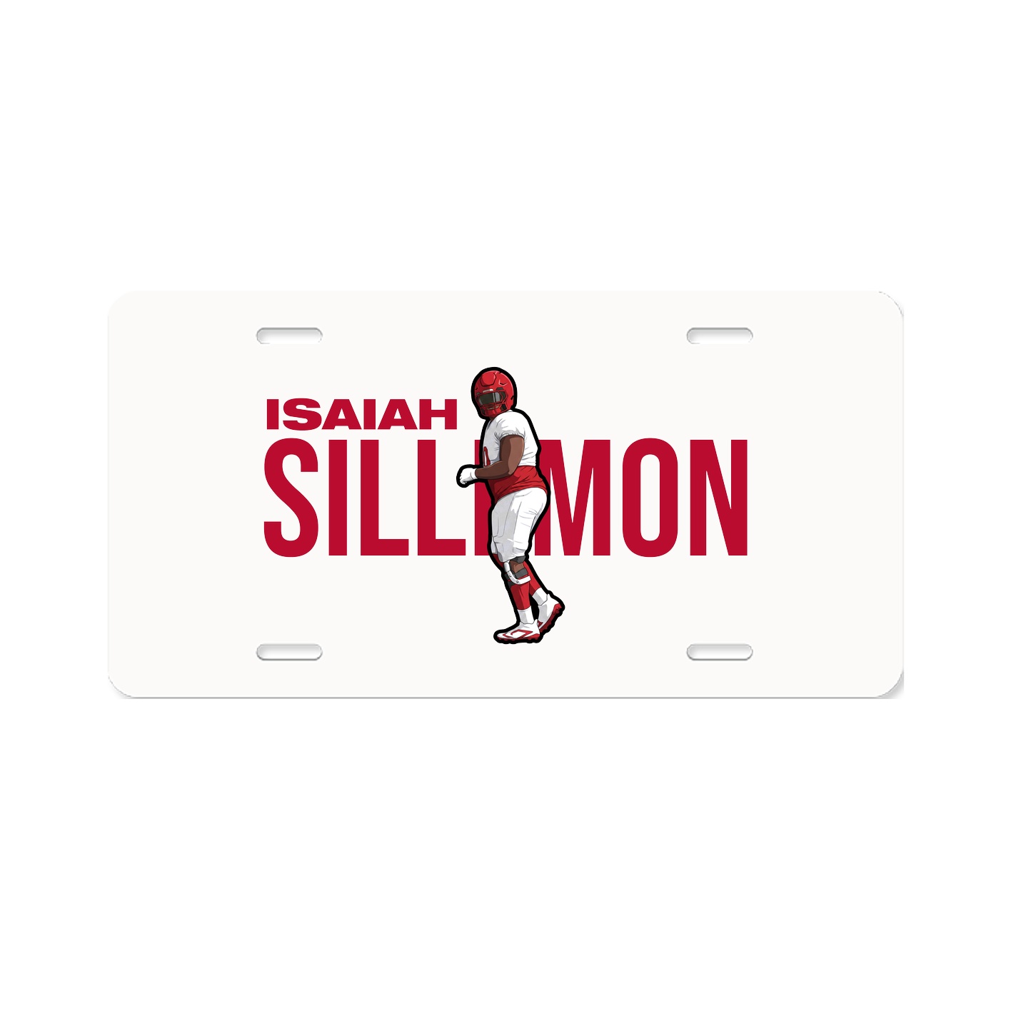 License Plate — Player Name in Classic