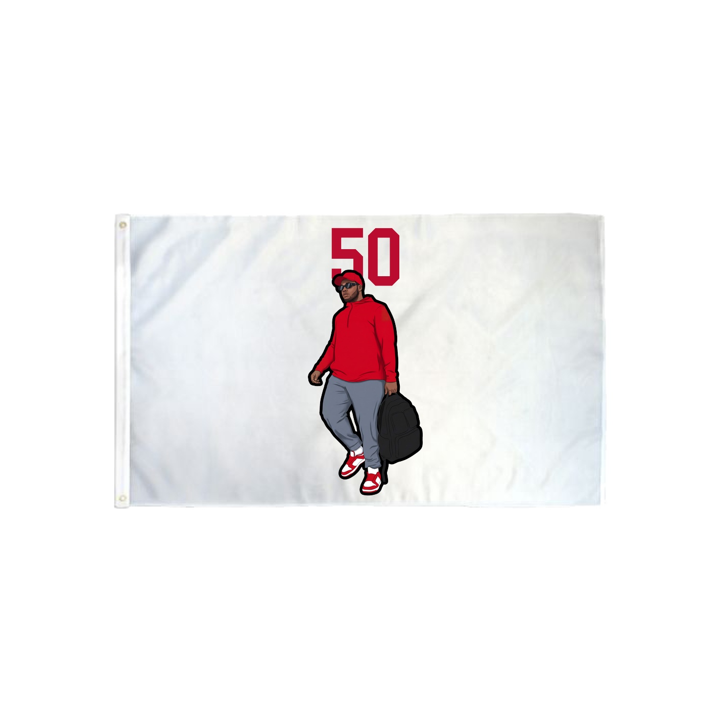 3x5 Flag — Number Top in Classic