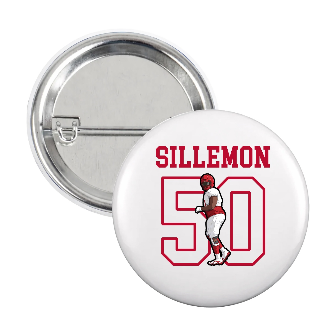 Game Day Button — Shirsey in White