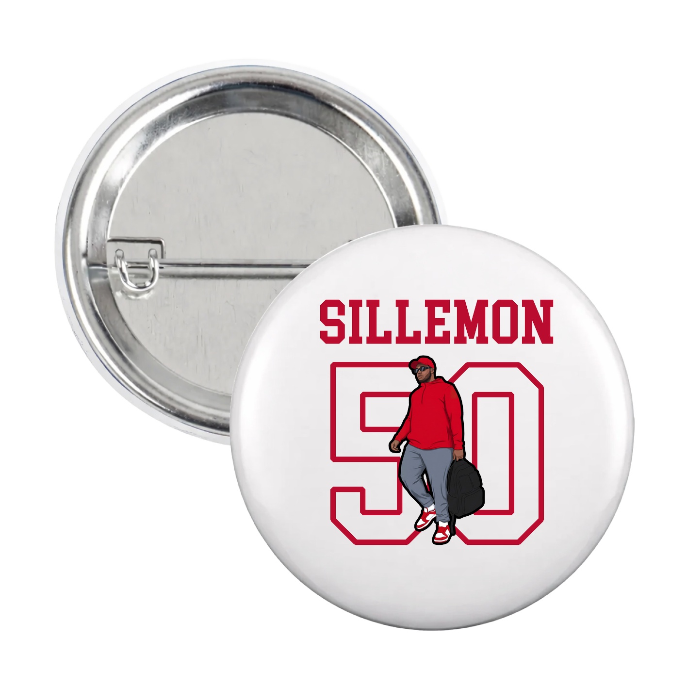 Game Day Button — Shirsey in White