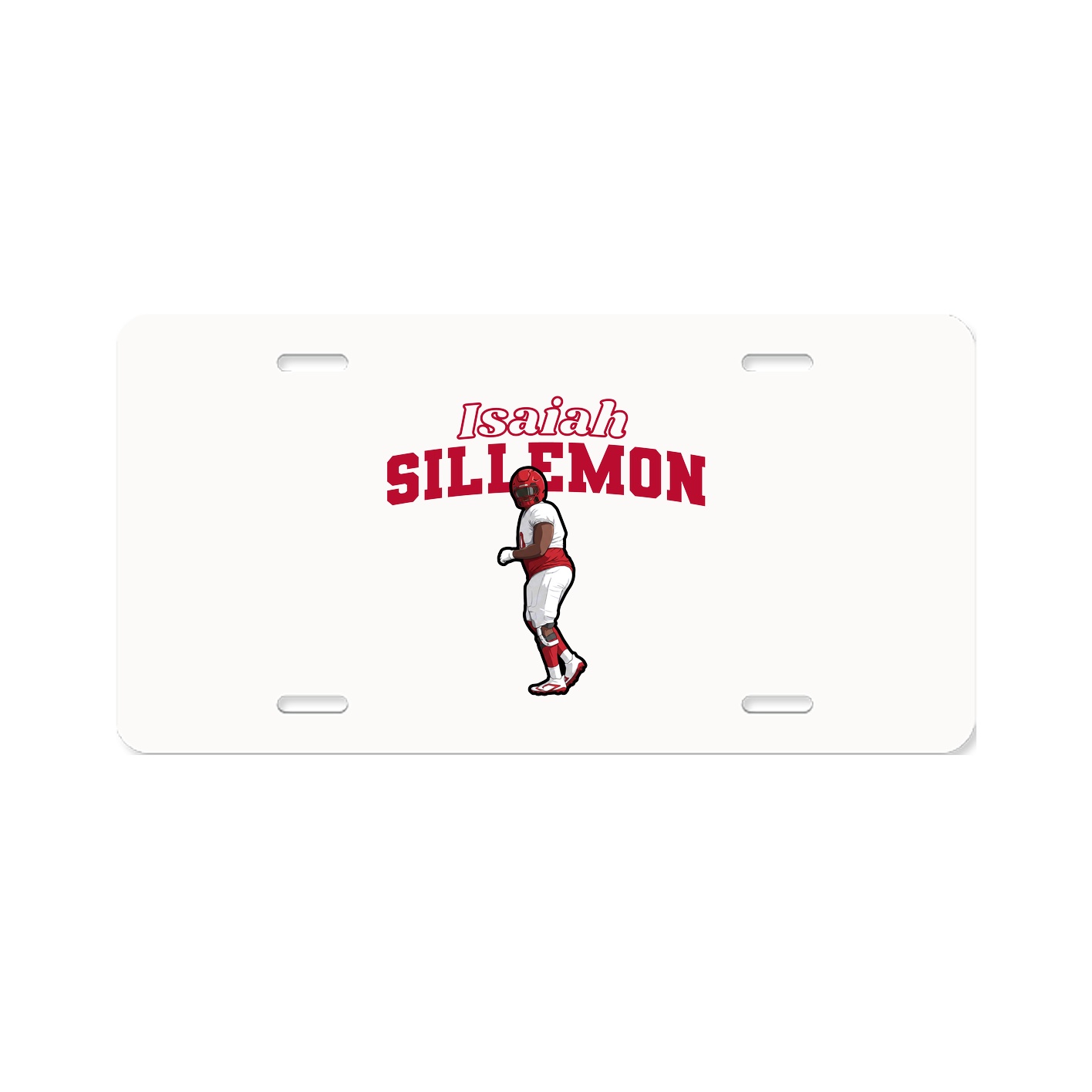 License Plate — Name Arch in Classic