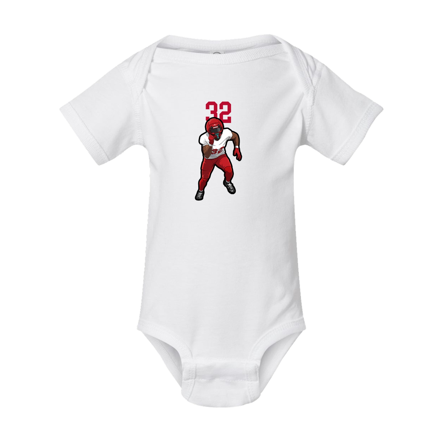 Baby Onesie — Number Top in White