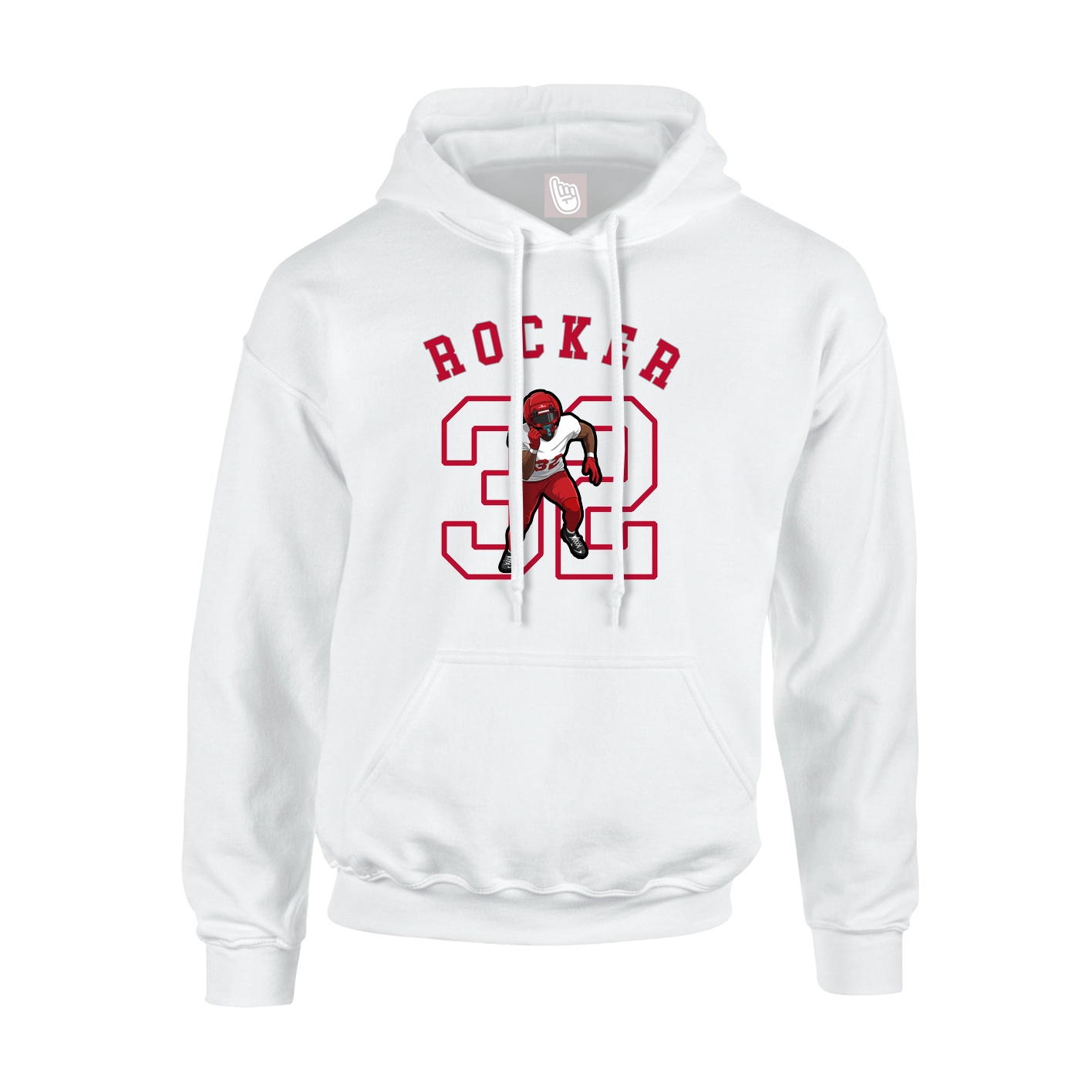 Youth Hoodie — Shirsey Arch in White