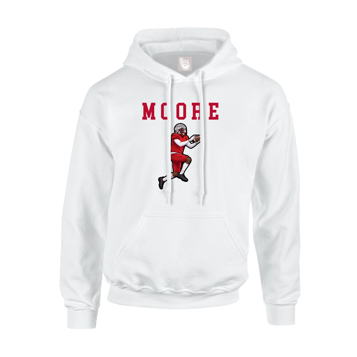 Hoodie — Shirsey in White