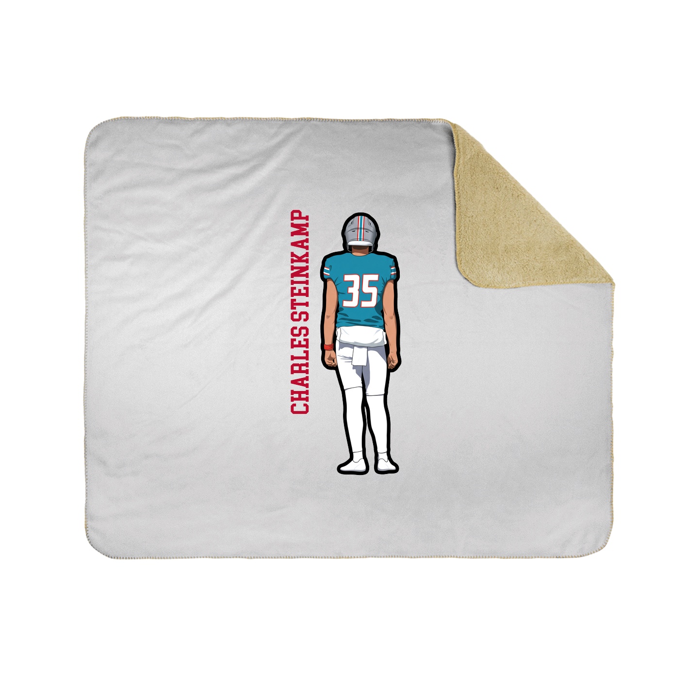 50x60 Sherpa Lined Throw Blanket