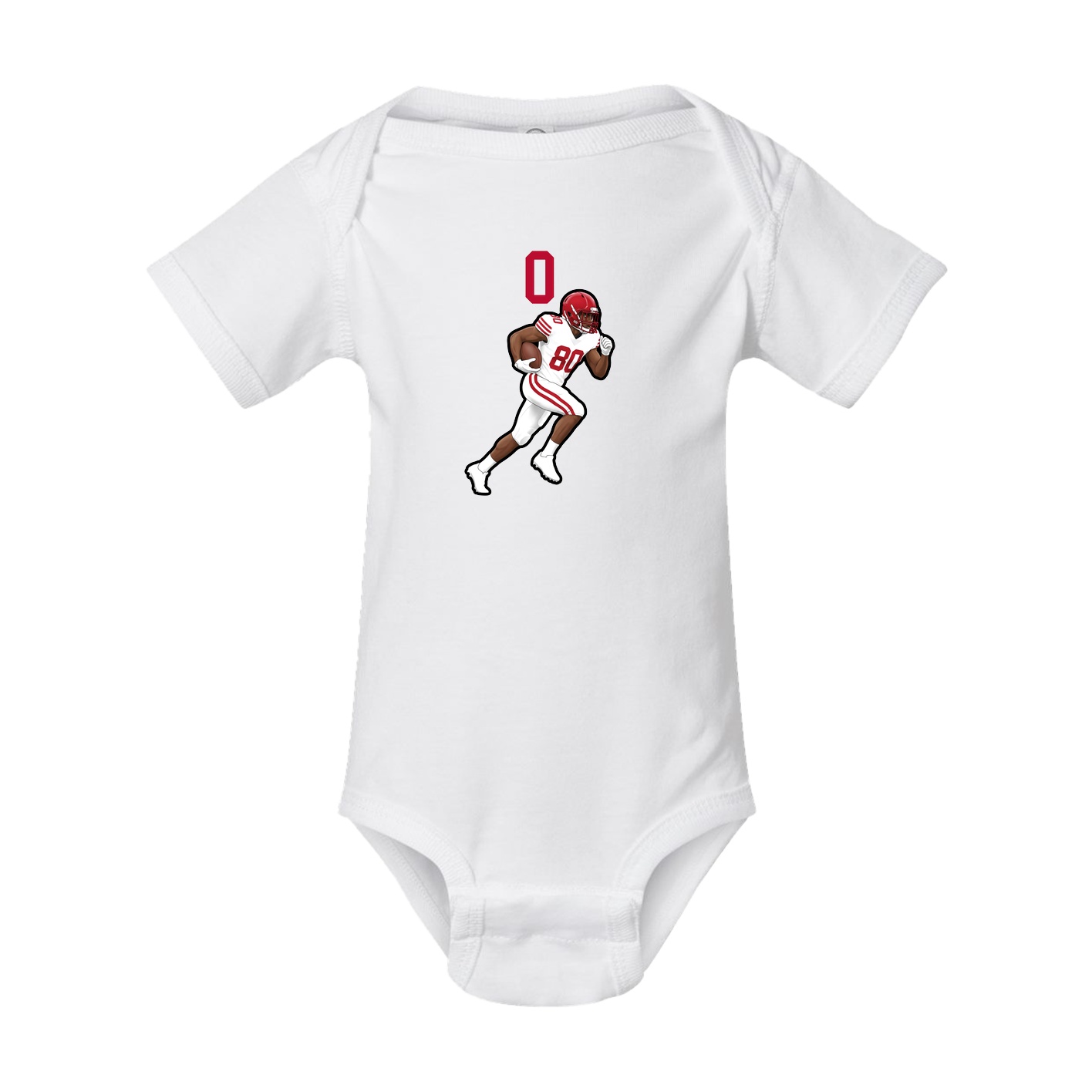Baby Onesie — Number Top in White