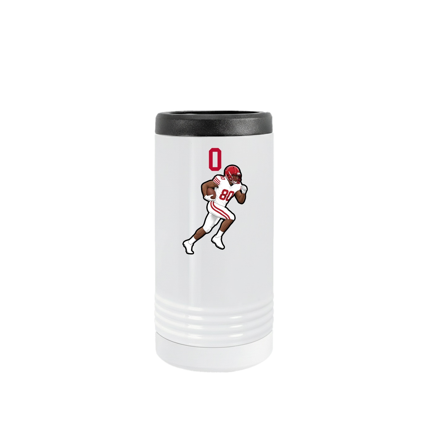 Slim Beverage Holder — Number Top in White
