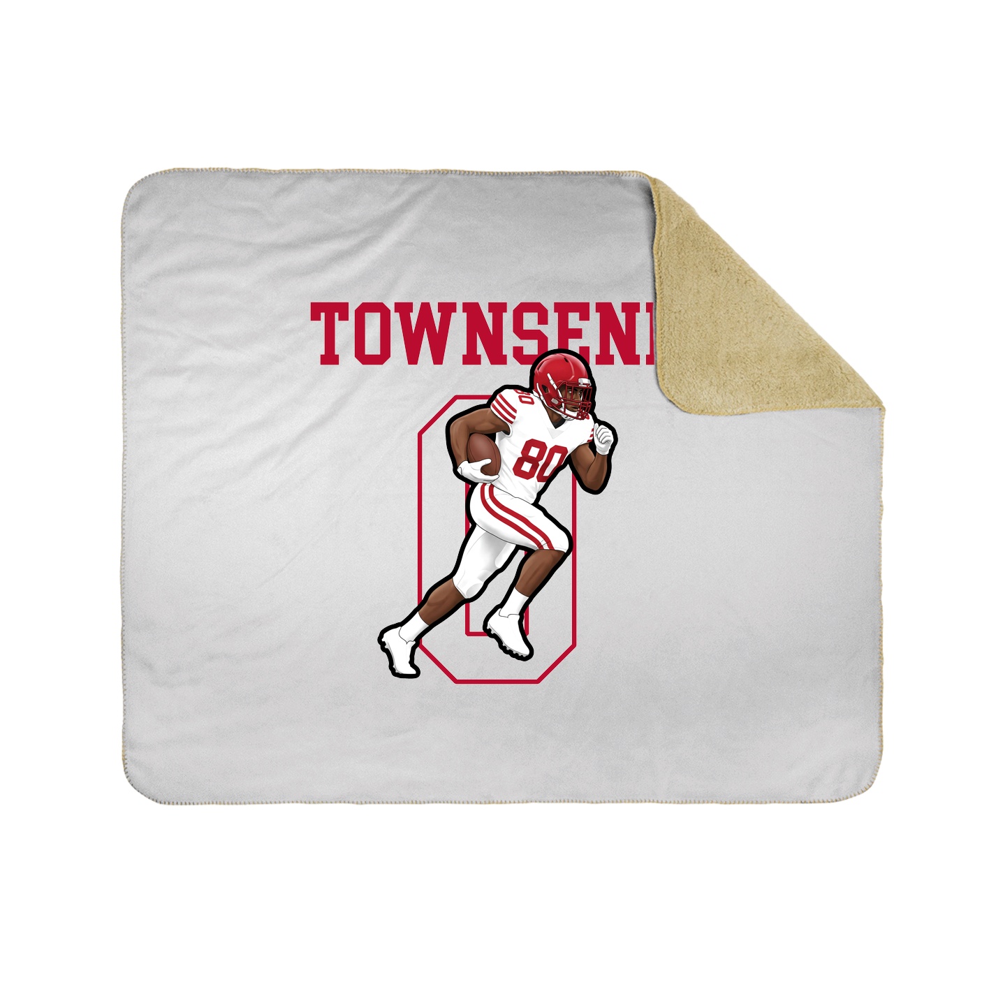 50x60 Sherpa Lined Throw Blanket